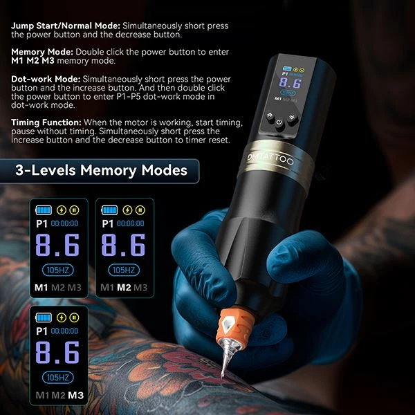 DM Cesar Tattoo Machine Pen high quality